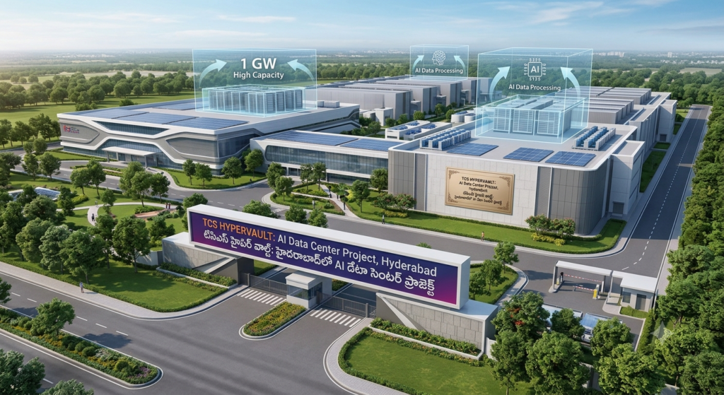 TCS Hypervault AI Data Center प्रकल्प, हैदराबाद