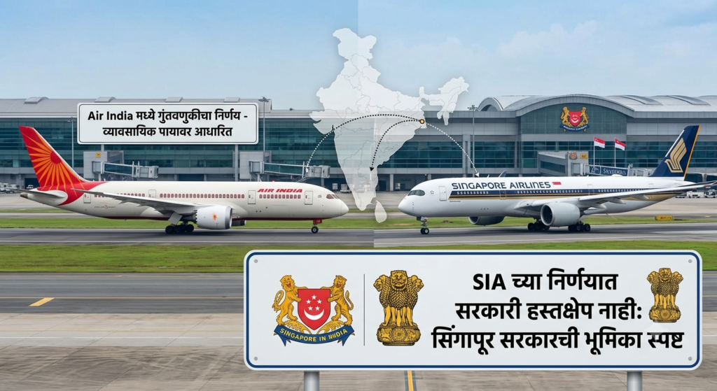 Air India मधील गुंतवणुकीचा निर्णय व्यावसायिक पायावर; SIA च्या निर्णयात सरकारी हस्तक्षेप नाही