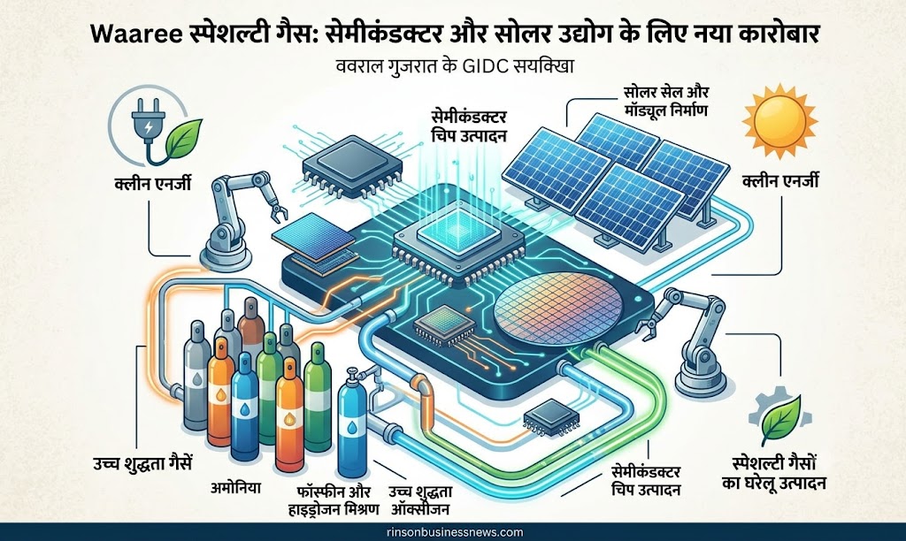 Waaree Specialty Gases: सेमीकंडक्टर और सोलर उद्योग के लिए नया कारोबार, गुजरात में संयंत्र की योजना