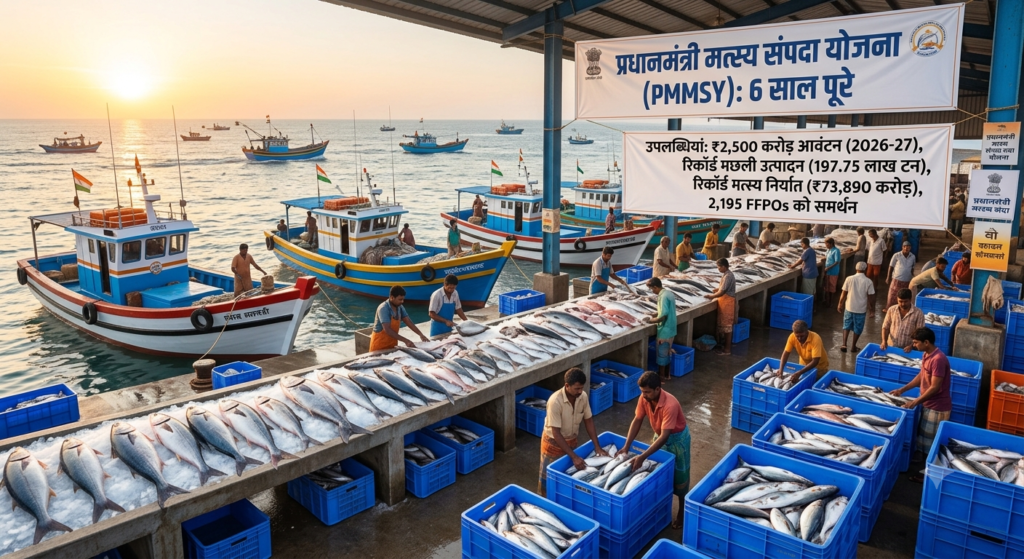 प्रधानमंत्री मत्स्य संपदा योजना के 6 साल: ₹2,500 करोड़ आवंटन, मछली उत्पादन में रिकॉर्ड वृद्धि
