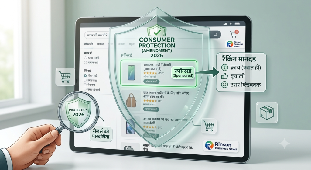 ई-कॉमर्स उपभोक्ता संरक्षण संशोधन नियम 2026: 1 जनवरी 2027 से नए नियम लागू, सेलर्स को मिलेगी पारदर्शिता