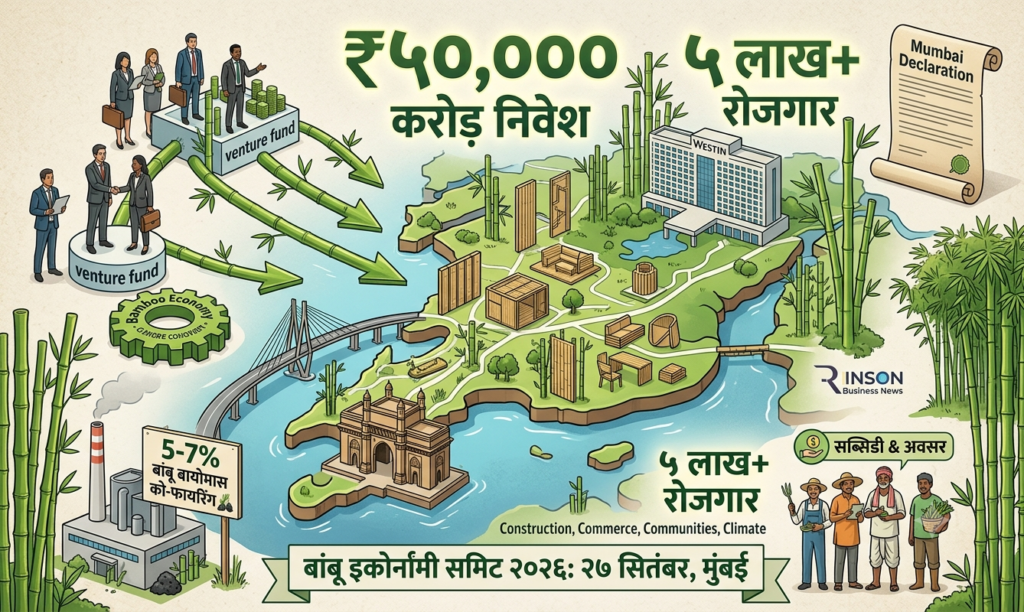 Bamboo Economy Summit 2026: 27 सितंबर को मुंबई में होगा बड़ा निवेशक सम्मेलन