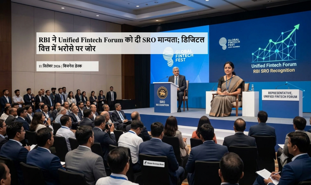 RBI ने Unified Fintech Forum को दी SRO मान्यता; डिजिटल वित्त में भरोसे पर जोर