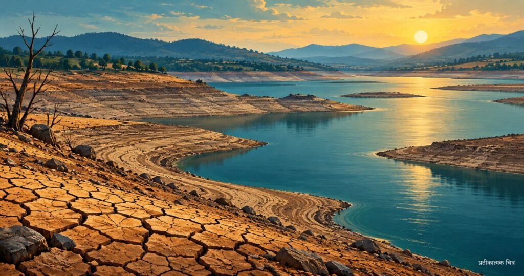 चंद्रपुर: घोडाझरी तालाब का जलस्तर 15 दिन में घटकर करीब 5 फीट, सिंचाई और पेयजल पर चिंता